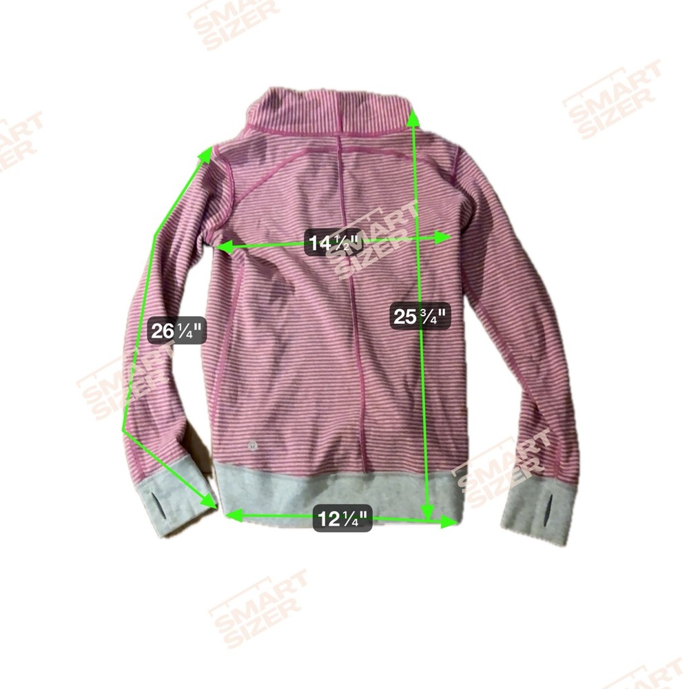 Lululemon in a Cinch REVERSAE Gray Quarter-Zip Pullover Cowl with Pink Accents - Picture 7 of 9